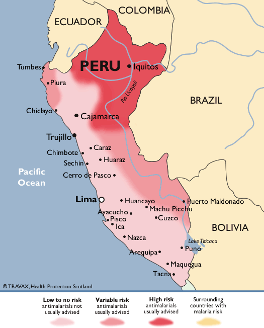 vaccination map of peru