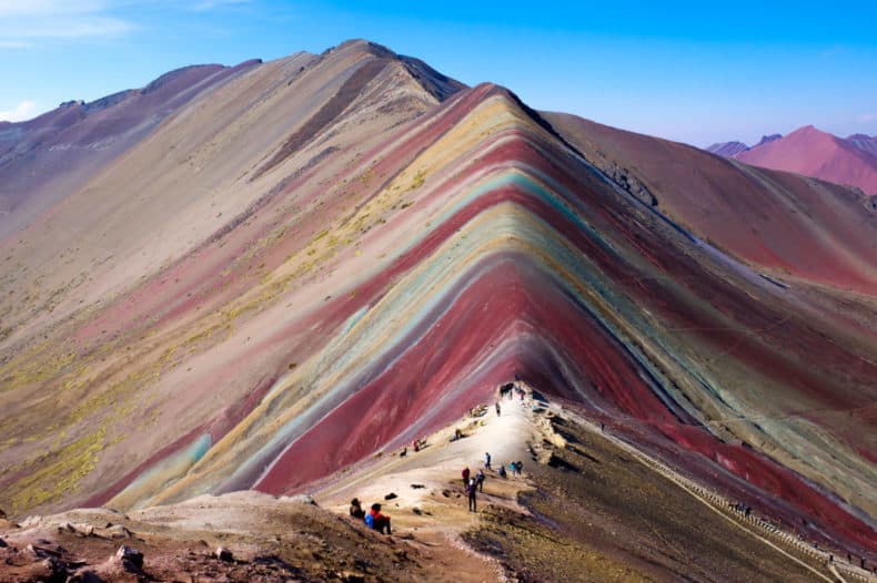 Rainbow Mountain in Cusco region, Peru