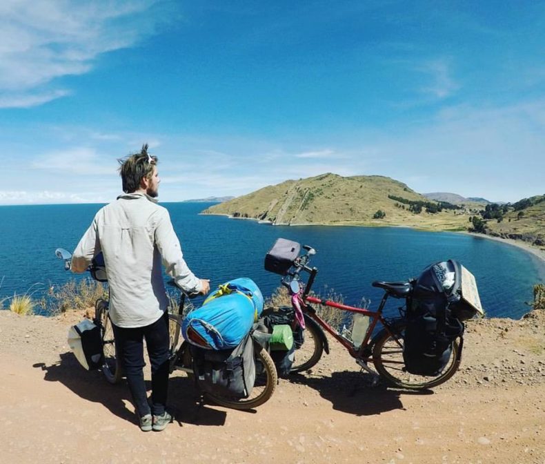 lake titicaca in puno , travelling south america 