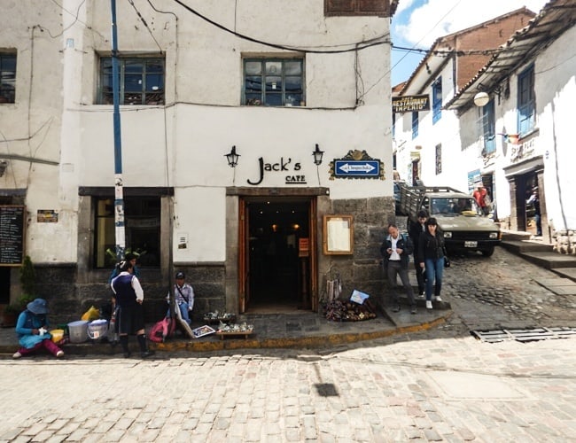 Jack's Cafe for food in cusco