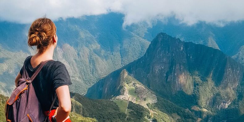 woman traveling alone in peru