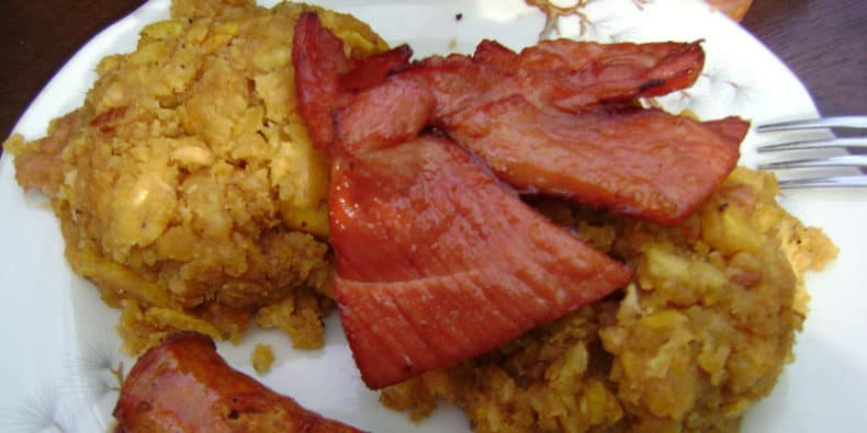 comida típica en peru - tacacho con cecina