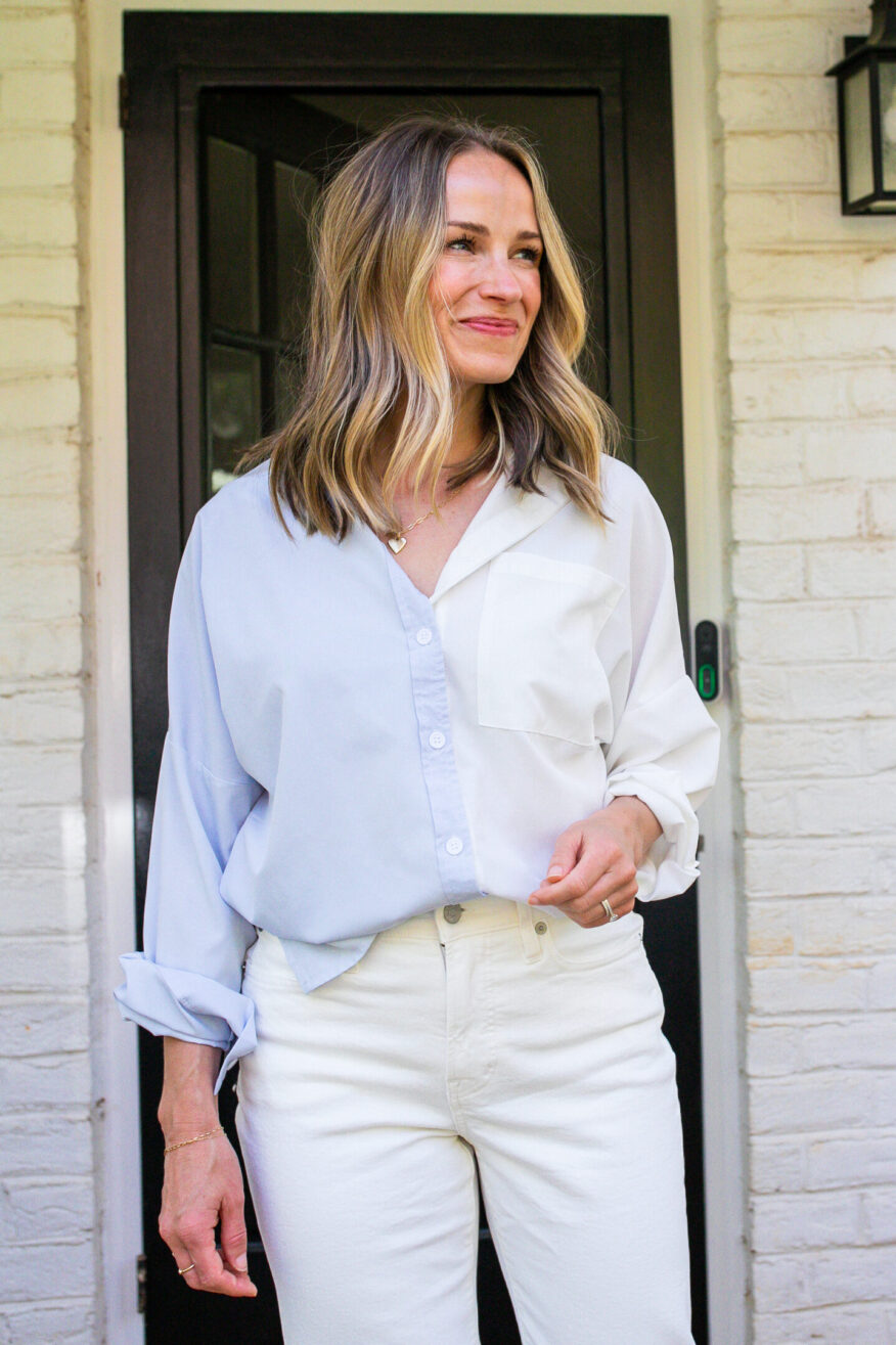 Two Tone Button Down