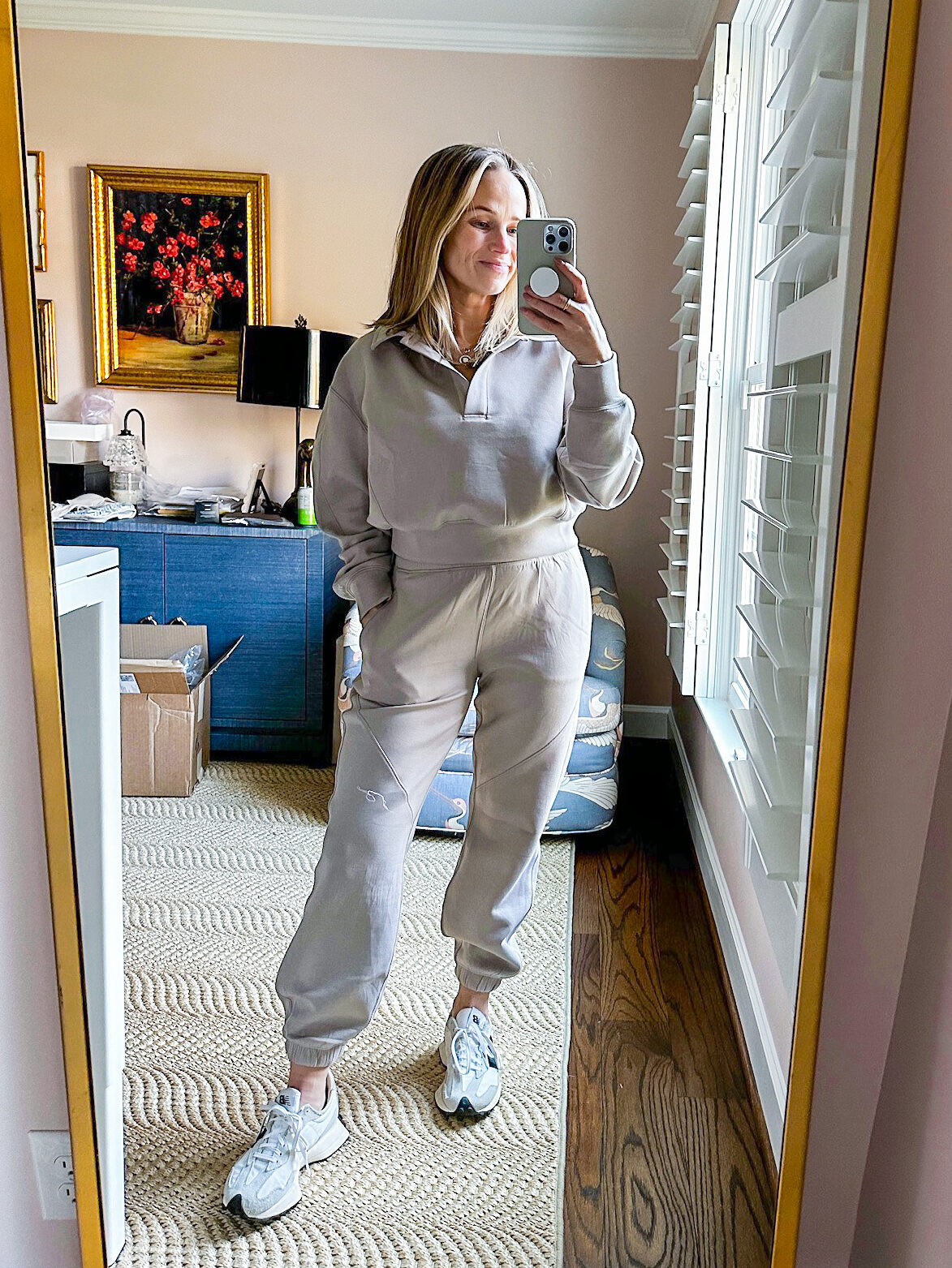 TeriLyn Adams wearing loungewear from LTK Spring Sale 2024