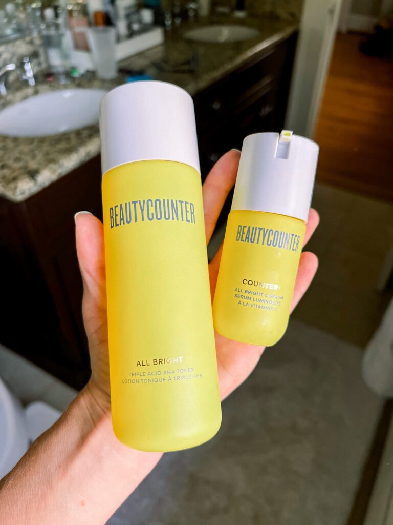 Beautycounter Brightening Oil toner and serum