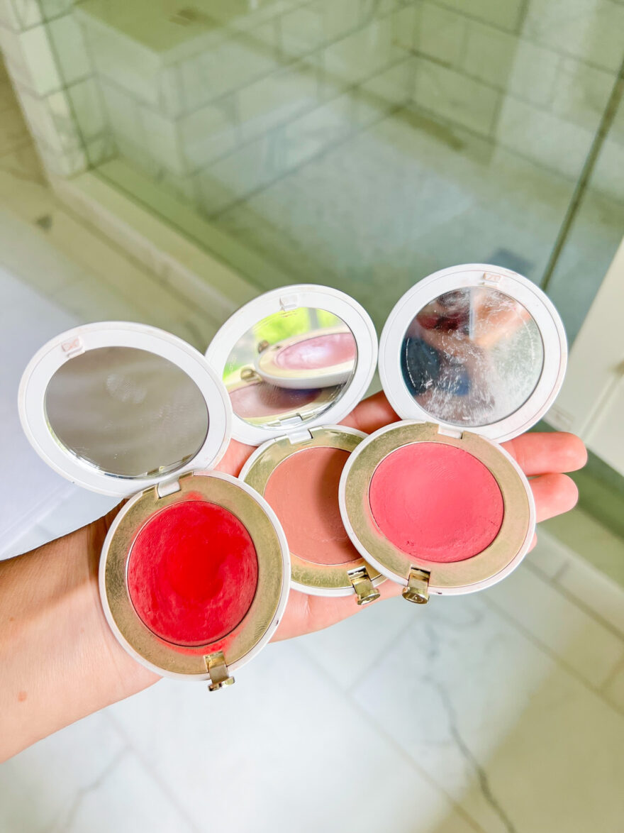 three shades of the Cheeky Clean Cream Blush