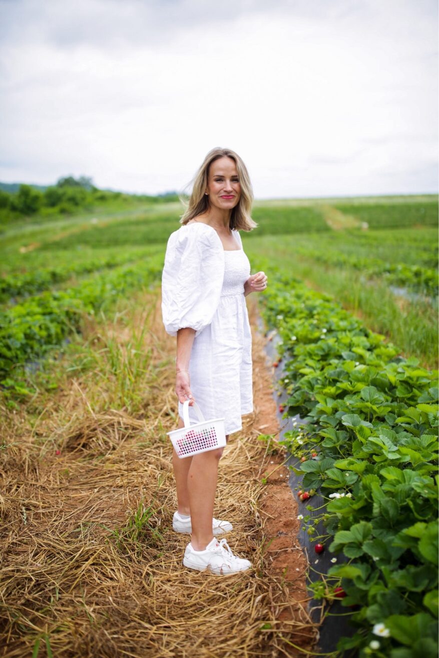  TeriLyn Adams wearing Sneakers to Wear with Dresses with puff sleeves