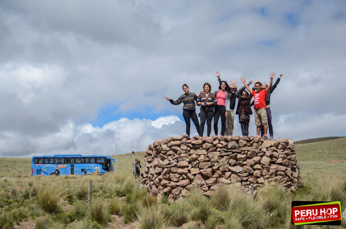 traveling by bus in peru