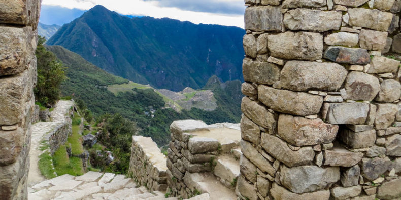 La porte du soleil au Machu Picchu.