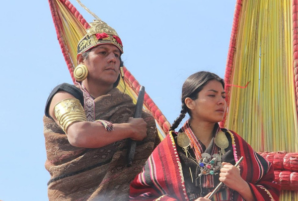 Inti Raymi History - Sapa Inca with Wife